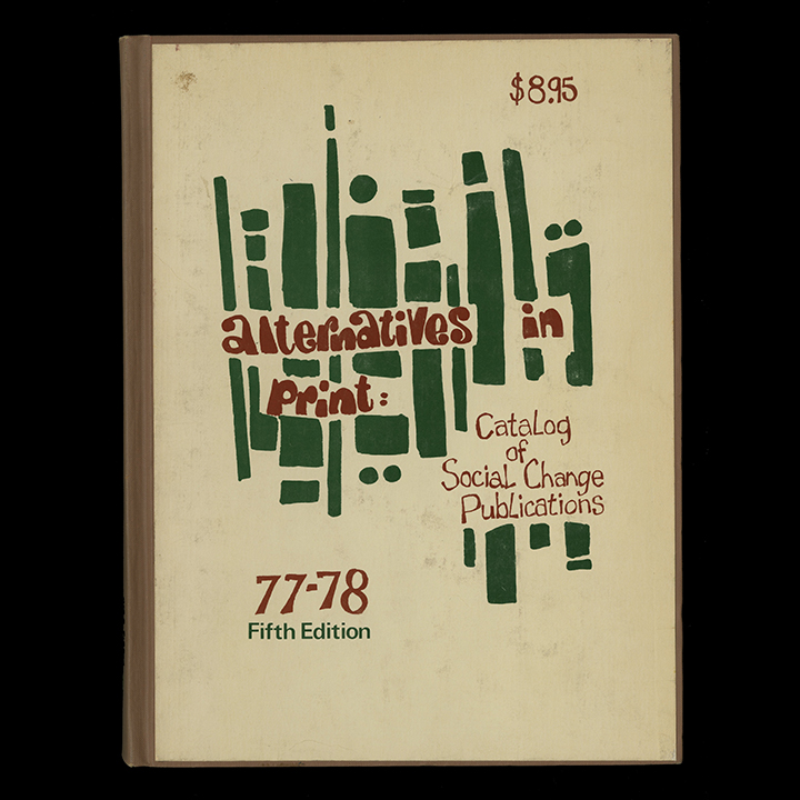 image of a book entitled Alternatives in Print.